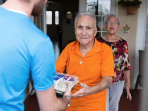 Meals on Wheels couple